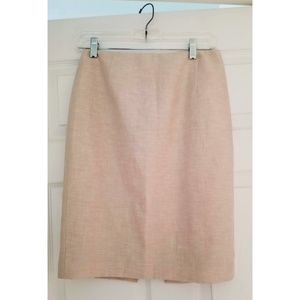 Tahari Womens Pencil Skirt Size 2 Cream NEW